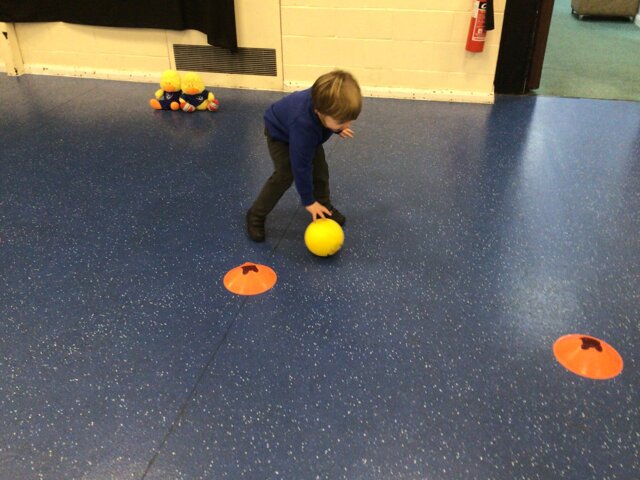 Image of Little chicks PE ball skills