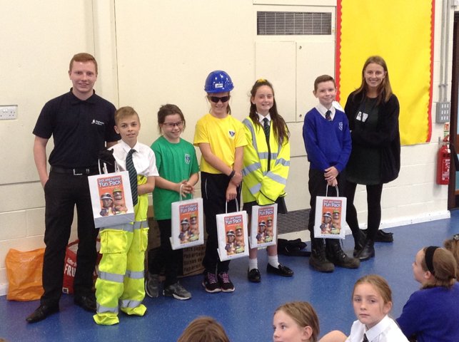 Image of Year 5 and 6 Children enter Highway England Competition