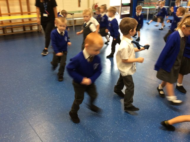 Image of Our first PE lesson