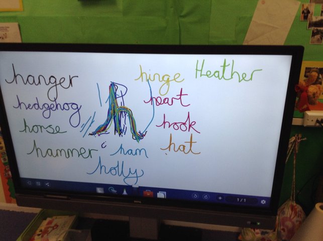 Image of Letter of the week H