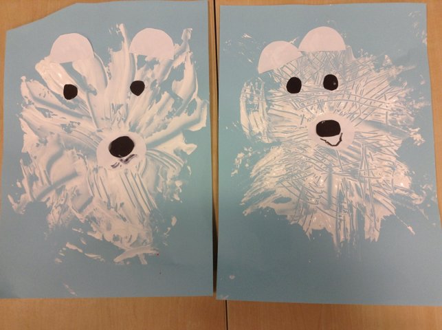 Image of Painting Polar Bears