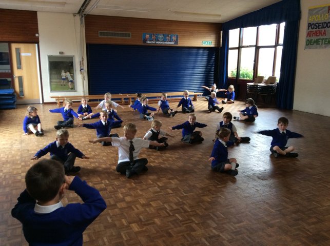 Image of Our first PE lesson at school