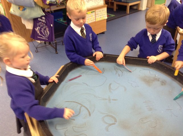 Image of Practising our letters