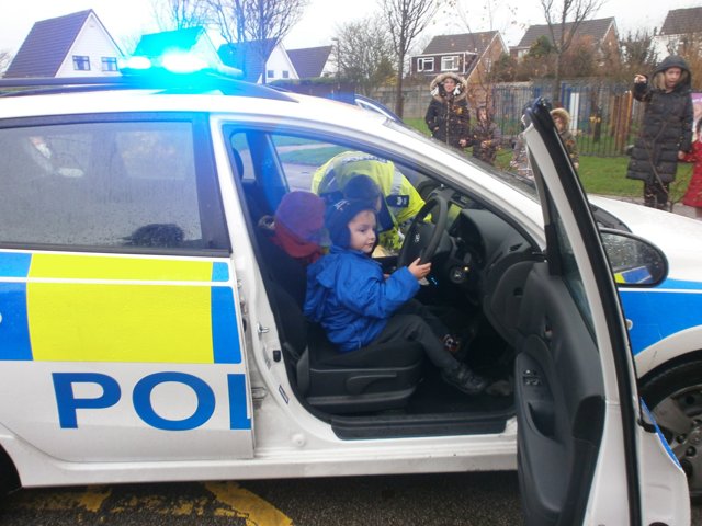Image of Exploring the Police Car!